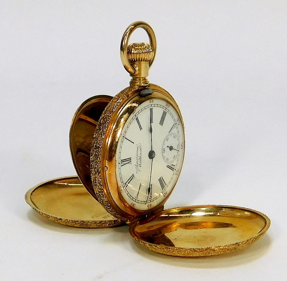 Appraisal: K Gold American Waltham Watch Co Pocket Watch United States