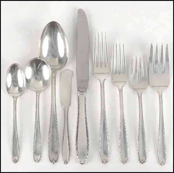 Appraisal: ALVIN STERLING SILVER FLATWARE SERVICE IN THE SOUTHERN CHARM PATTERN