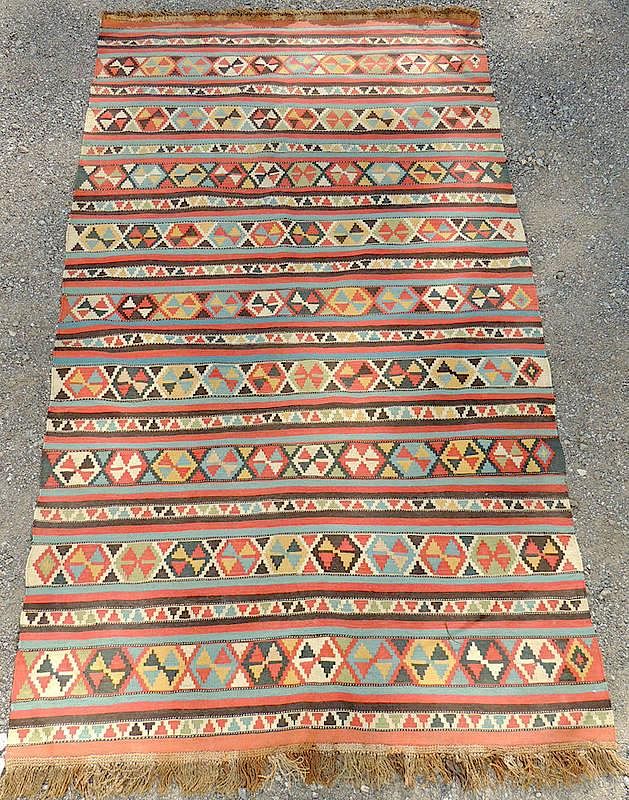 Appraisal: Kilim Carpet ' long x ' wide Condition In excellent