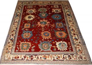 Appraisal: WOVEN LEGENDS TURKISH HAND WOVEN WOOL RUG WOVEN LEGENDS TURKISH