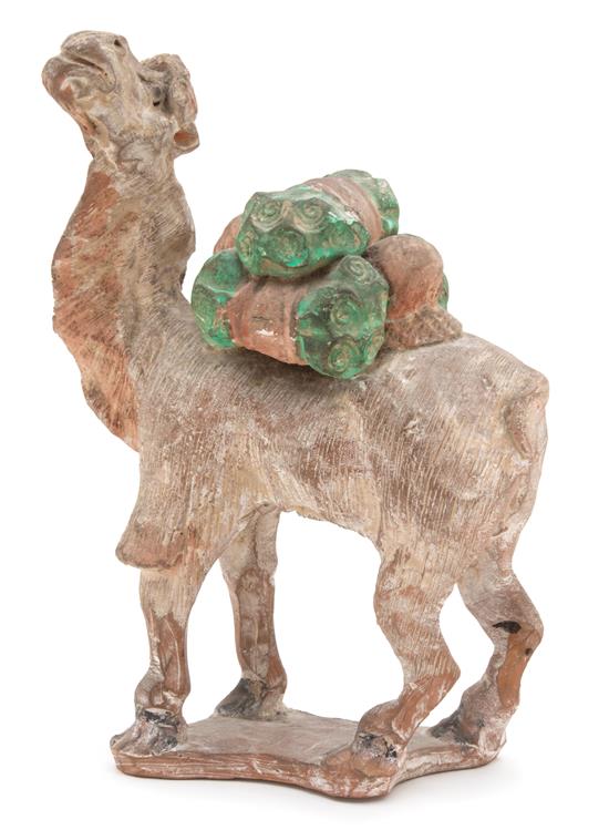 Appraisal: Sale Lot An Egyptian Painted Pottery Figure of a Camel