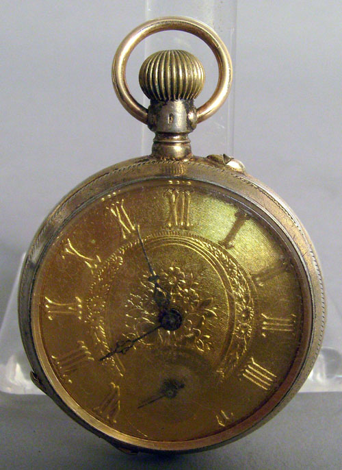 Appraisal: Gold filled pocket watch signed Robert Geneve Cylindre Rubis