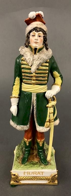 Appraisal: Scheibe Alsbach Porcelain Figure of Murat Scheibe Alsbach porcelain figure