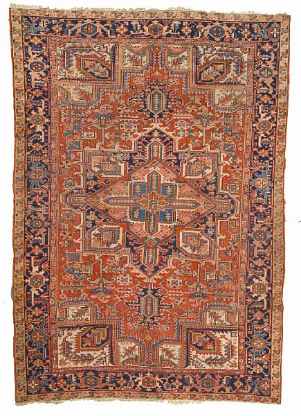 Appraisal: A Heriz carpet Northwest Persia size approximately ft in x