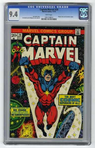 Appraisal: Captain Marvel CGC Marvel Comics Jim Starlin story with Him