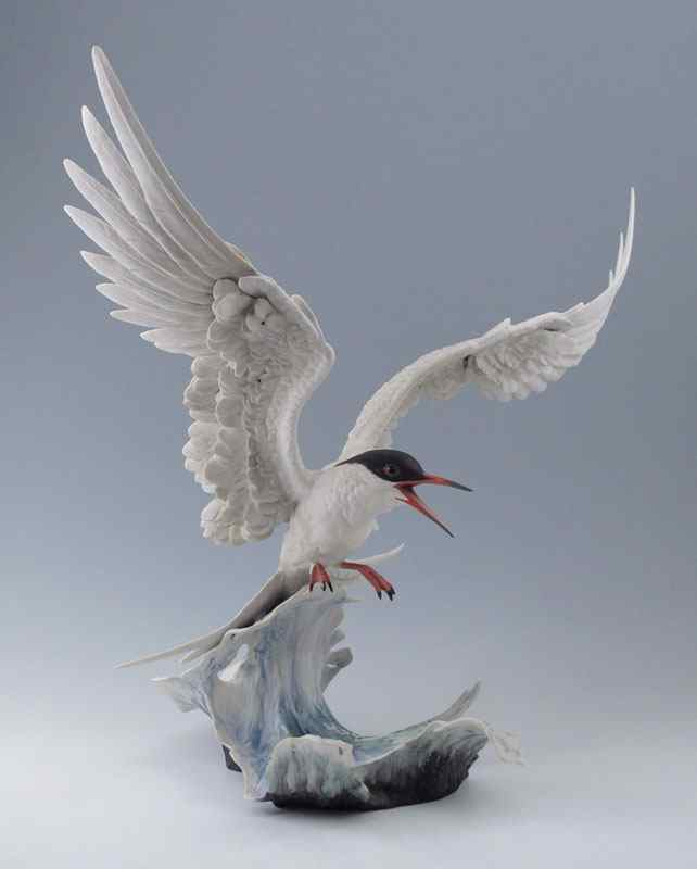 Appraisal: BOEHM PORCELAIN FORSTER'S TERN FIGURINE Boehm Forster's Tern Cresting OF