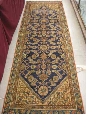 Appraisal: Malayer Persian Handmade Rug fancy florals salmon field ' ''