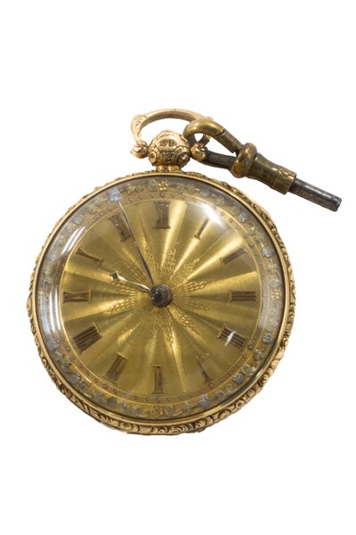 Appraisal: An ct gold cased key wind openfaced pocket watch the