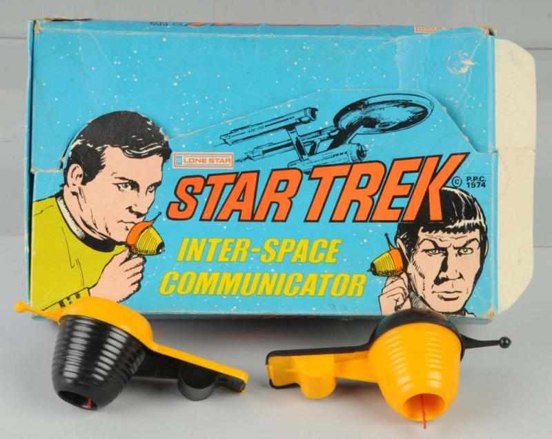 Appraisal: Lone Star Star Trek Inter-Space Communicator Toys Description Communicators are