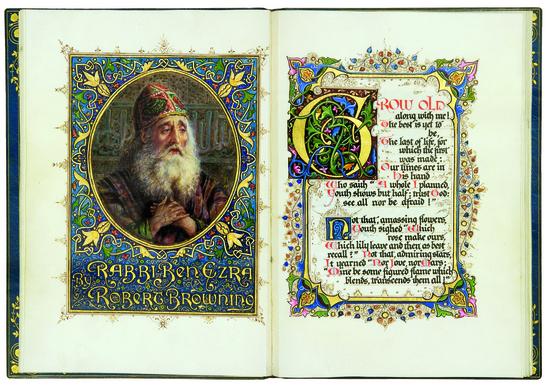 Appraisal: SANGORSKI Alberto - illuminator - Robert BROWNING - Illuminated manuscript