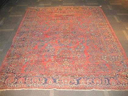 Appraisal: Sarouk carpet west persia circa ft in x ft in