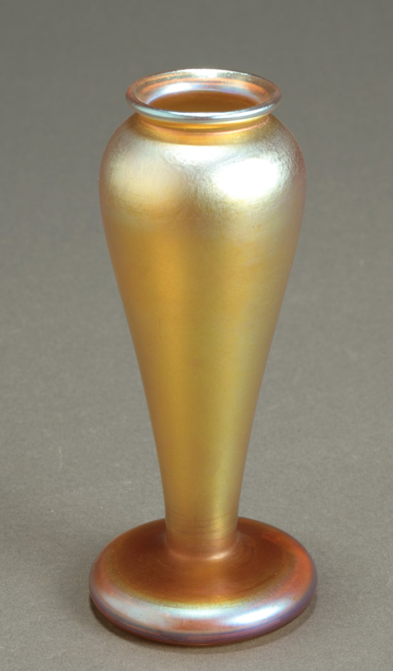 Appraisal: Carder Steuben Gold Aurene Vase First Quarter th Century Having