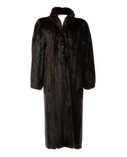 Appraisal: Ladies Dark Brown Full Length Mink Coat A ladies full