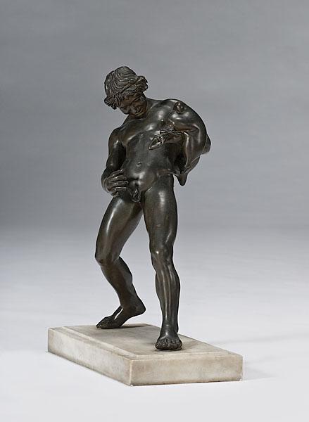 Appraisal: BACCHUS STATUE BY SABATINO DE ANGELIS ITALIAN B bronze on