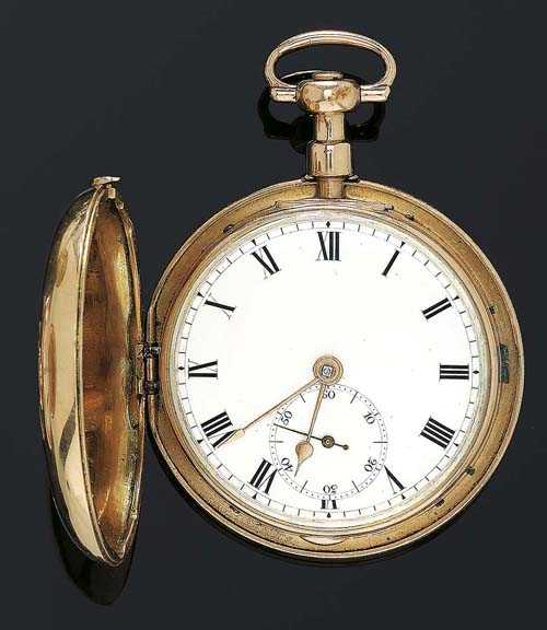 Appraisal: POCKET WATCH WITH SCISSOR-PIN ESCAPEMENT Fras IPPERSIEL London st half