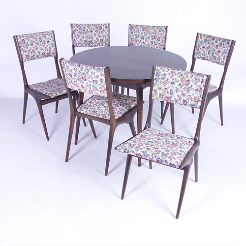 Appraisal: CARLO DI CARLI M SINGER SONS Attr Seven-piece dining set