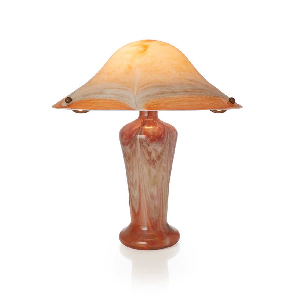 Appraisal: JOHN MONCRIEFF LTD PERTH LARGE 'MONART' TABLE LAMP SHADE CIRCA