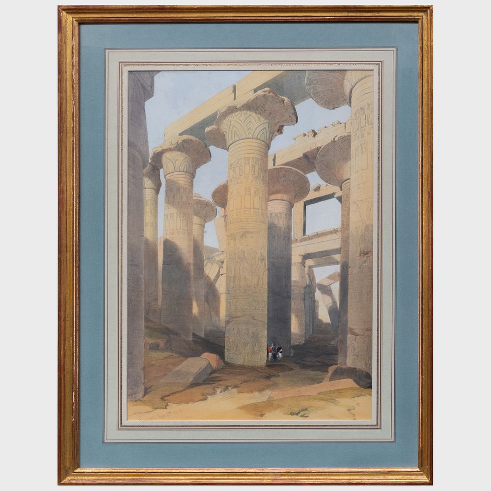 Appraisal: After David Roberts - Views of Egypt Four Plates Four