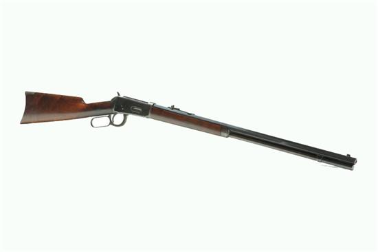 Appraisal: WINCHESTER MODEL LEVER-ACTION RIFLE Caliber - '' octagonal barrel walnut