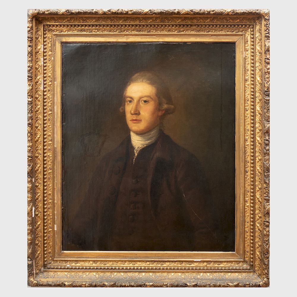 Appraisal: English School Portrait of Robert Viscount Belgrave English School Portrait