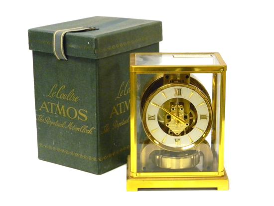 Appraisal: Atmos mantle clock also known as ''The Perpetual Motion Clock