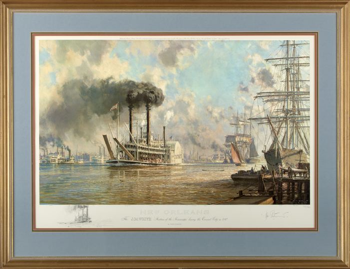 Appraisal: John Stobart British b The J M White Mistress of