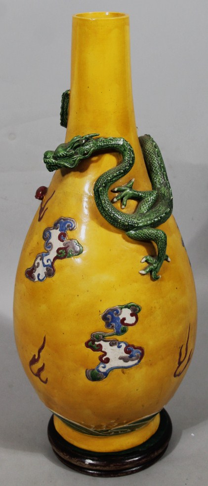 Appraisal: A thC Chinese porcelain Song style vase of large proportion