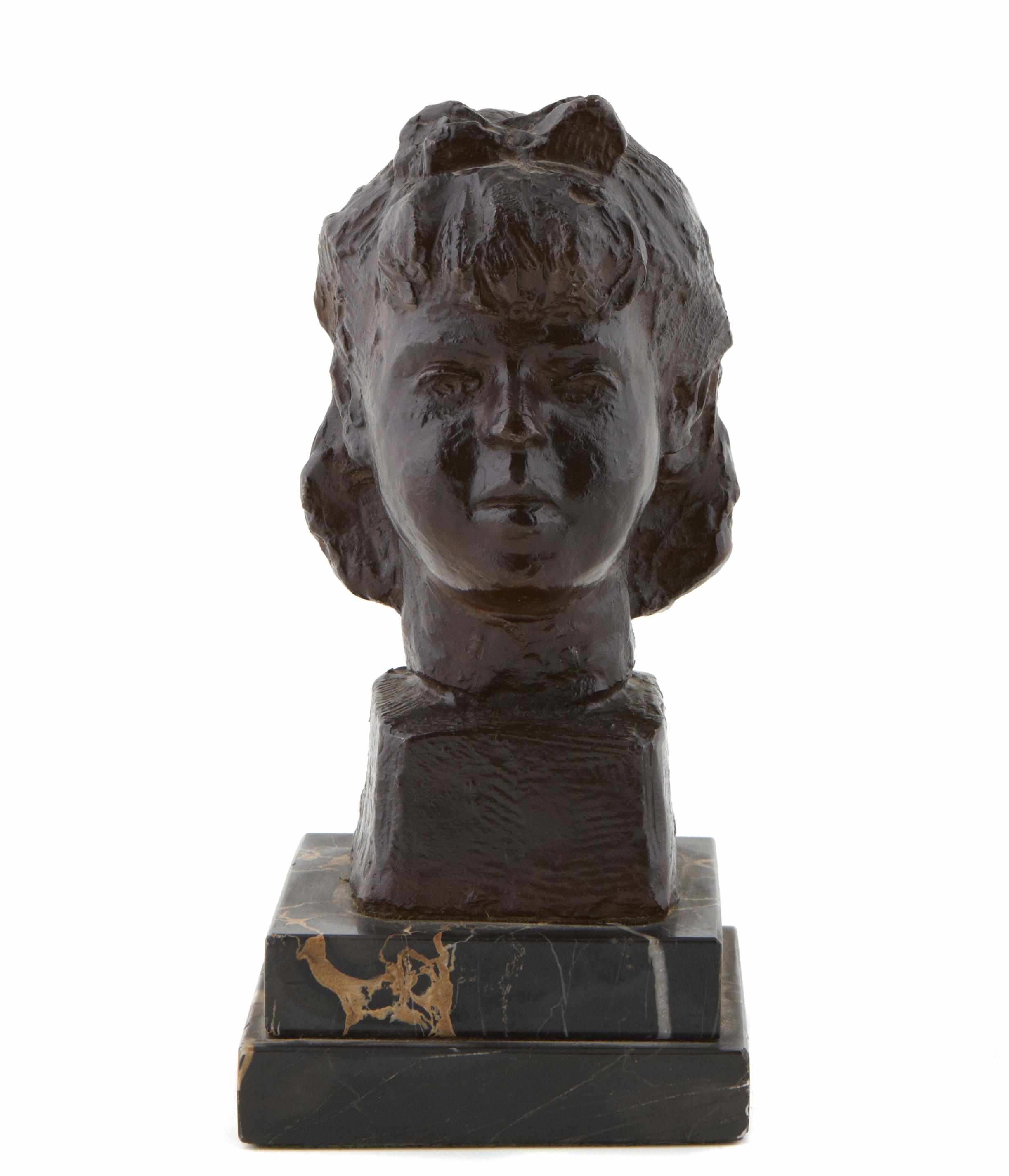 Appraisal: Chaim Gross American - Untitled bust of a girl signed