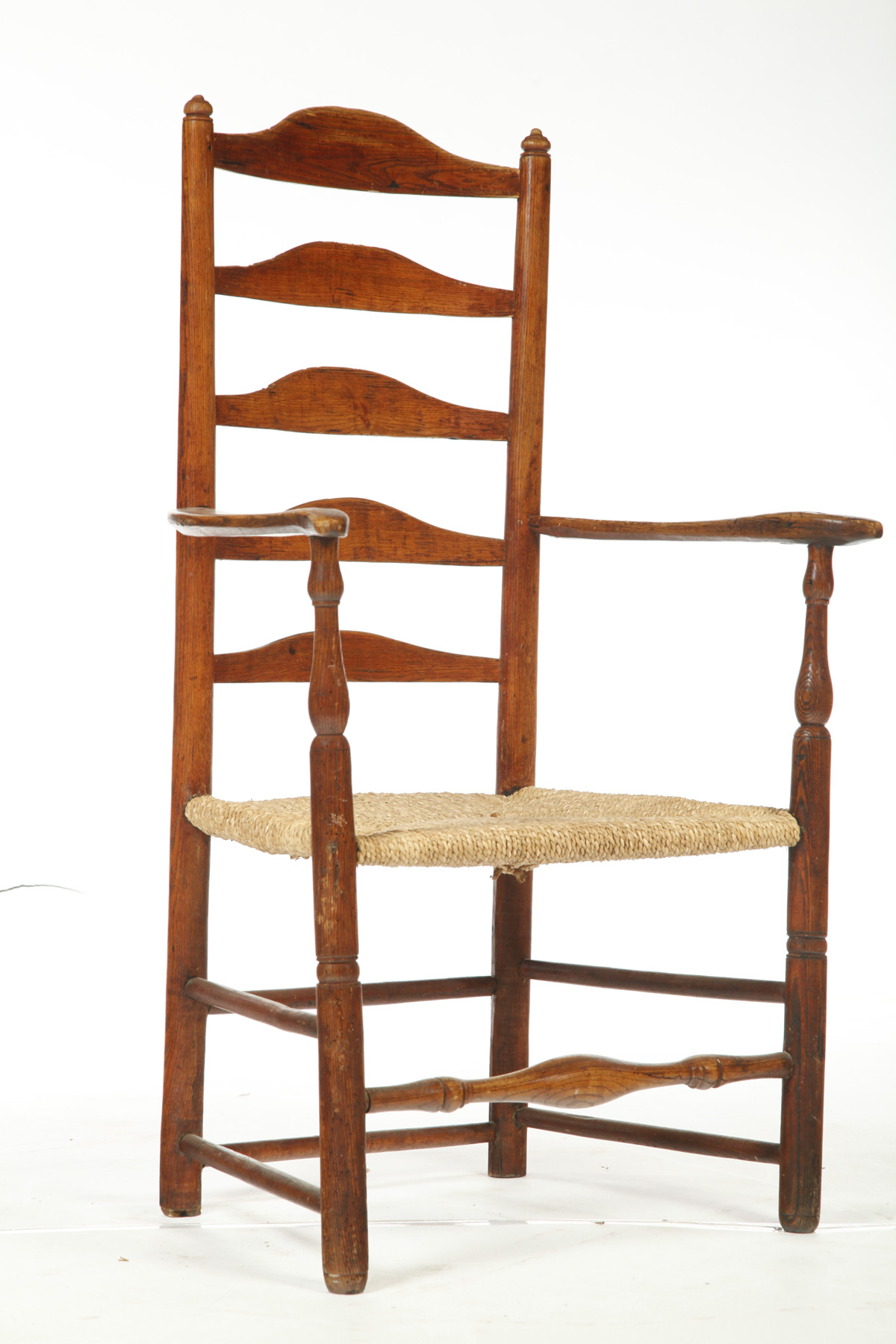 Appraisal: FIVE AMERICAN CHAIRS Eighteenth- th century mixed woods Includes a