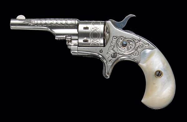 Appraisal: A fine engraved Colt Open Top Pocket revolver Serial no