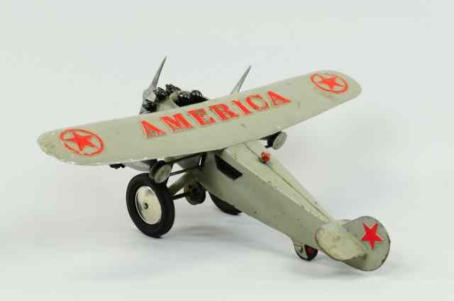 Appraisal: AMERICA AIRPLANE Hubley impressive scale and mold design cast iron