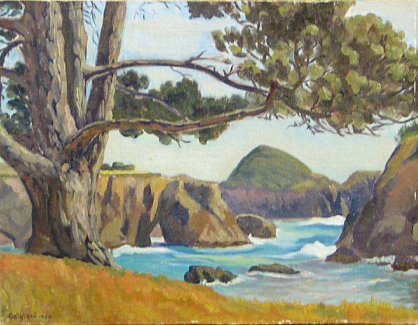 Appraisal: Oscar Vincent Galgiani American - Big Pine Buckhorn Cove Mendocino