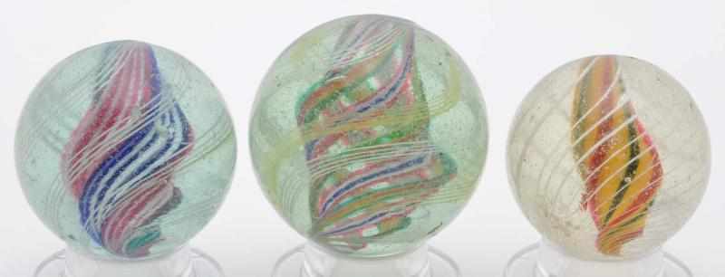 Appraisal: Lot of Large Swirl Marbles Description This lot includes a