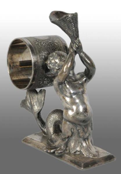 Appraisal: Triton Figural Napkin Ring Description Marked Rogers Bro and not