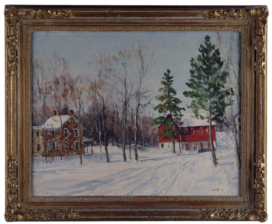 Appraisal: WALTER EMERSON BAUM American - PENNSYLVANIA HOMESTEAD Nice oil on