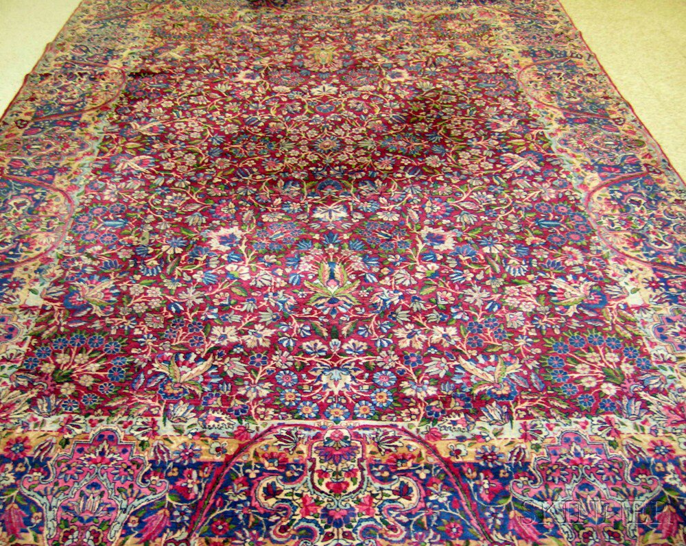 Appraisal: Kerman Carpet Southeast Persia second quarter th century the allover