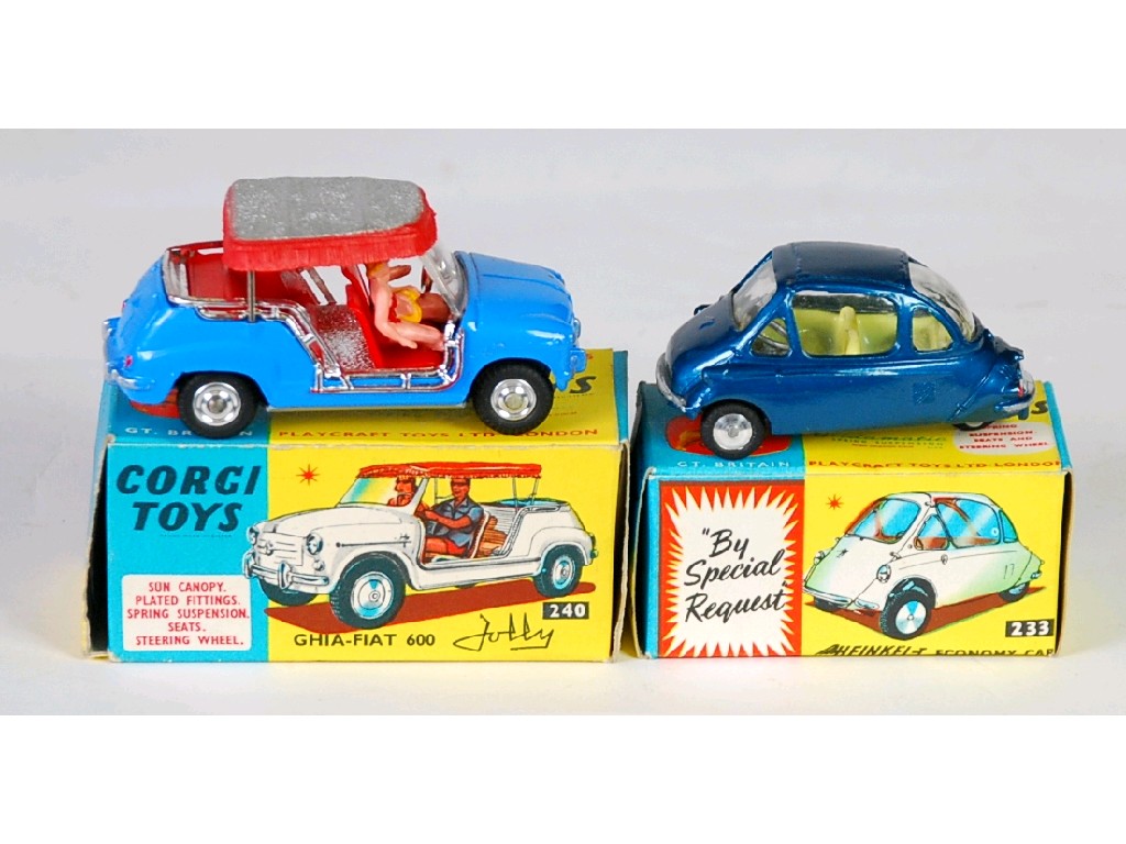 Appraisal: CORGI TOYS MINT AND BOXED GHIA FIAT 'JOLLY' with detached