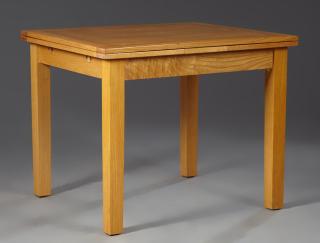 Appraisal: English Golden Oak Draw Leaf Dining Table th c English