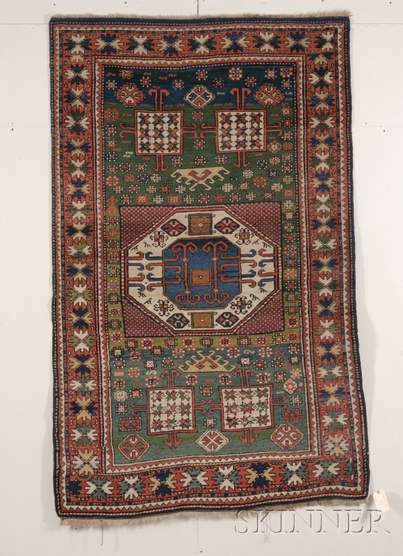 Appraisal: Karachoph Kazak Rug Southwest Caucasus late th century ft in