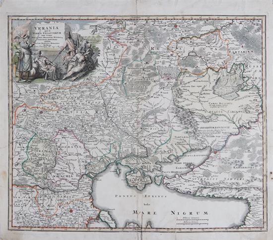 Appraisal: Early map Ukraine and the Black Sea Johann Baptiste Homann