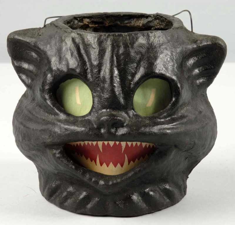 Appraisal: American Pulp Black Cat Jack-O-Lantern Description Wonderful detail with original