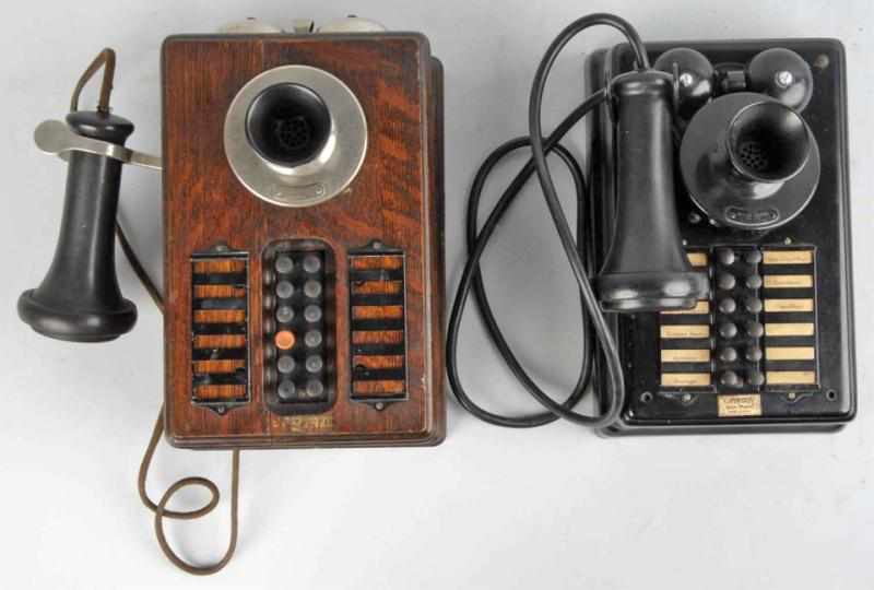 Appraisal: Lot of Wood Metal Intercoms Description Includes a Western Electric