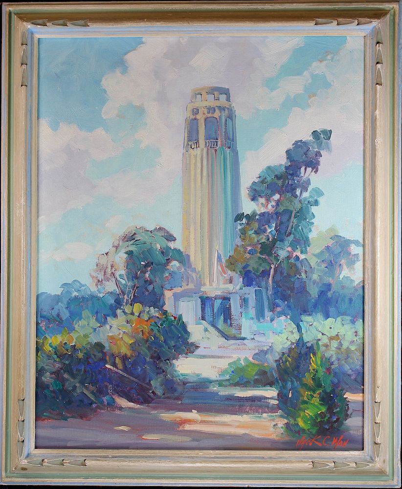 Appraisal: Jack Won born Coit Tower San Francisco Jack Won born