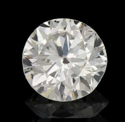 Appraisal: An Unmounted ct Round Brilliant Hearts Arrows Cut Diamond EGL