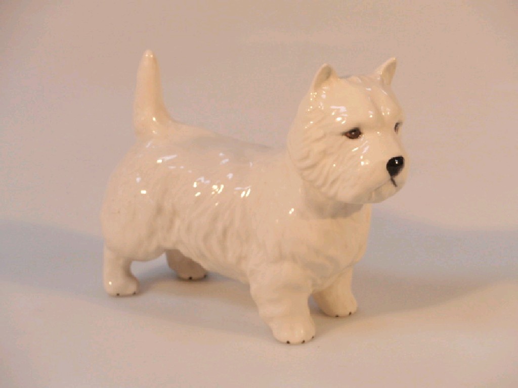 Appraisal: A Beswick model of a standing highland terrier