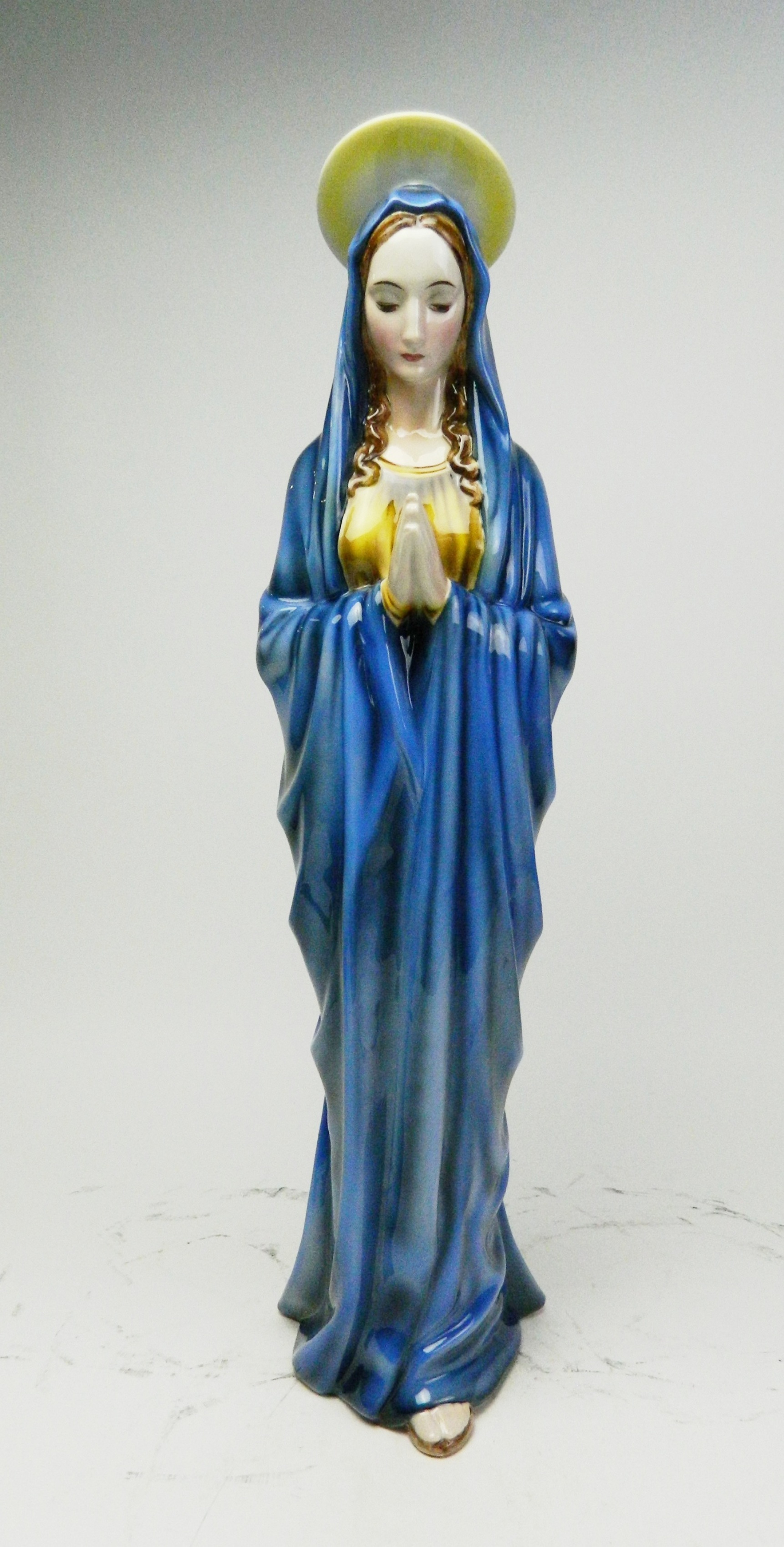 Appraisal: Wien Keramos porcelian figurine Virgin Mary marked very good condition