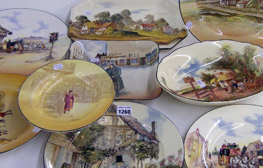 Appraisal: Collection of Royal Doulton Series Ware plates and dishes including