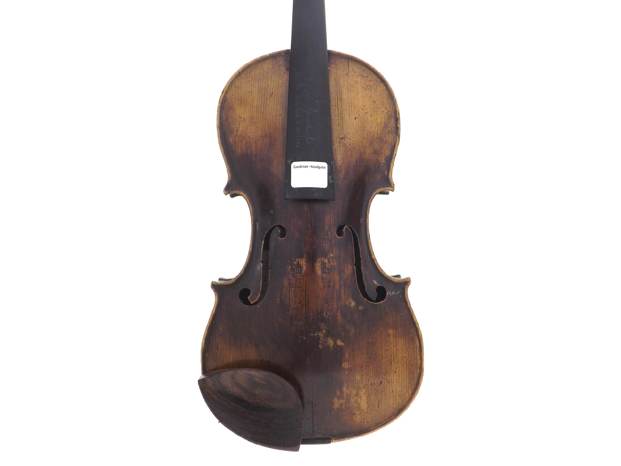 Appraisal: German violin labelled K K Priv Jakob Kliment Brunn also