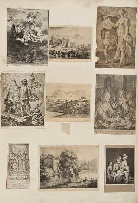 Appraisal: A large album of prints by and after old masters