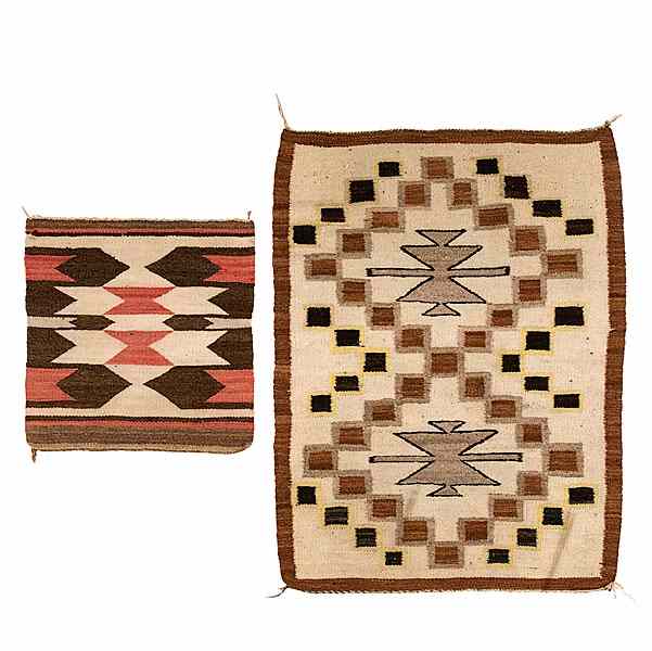 Appraisal: Navajo Eastern Reservation Weaving lot of including a sampler executed